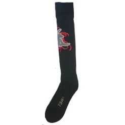 SKI REPUBLIC Chaussettes De Ski Thermolite Noir / Rouge