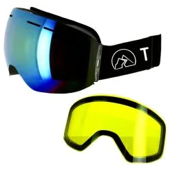 Masque De Ski Torrent OTG HB181B Black + Extra Lens Yellow