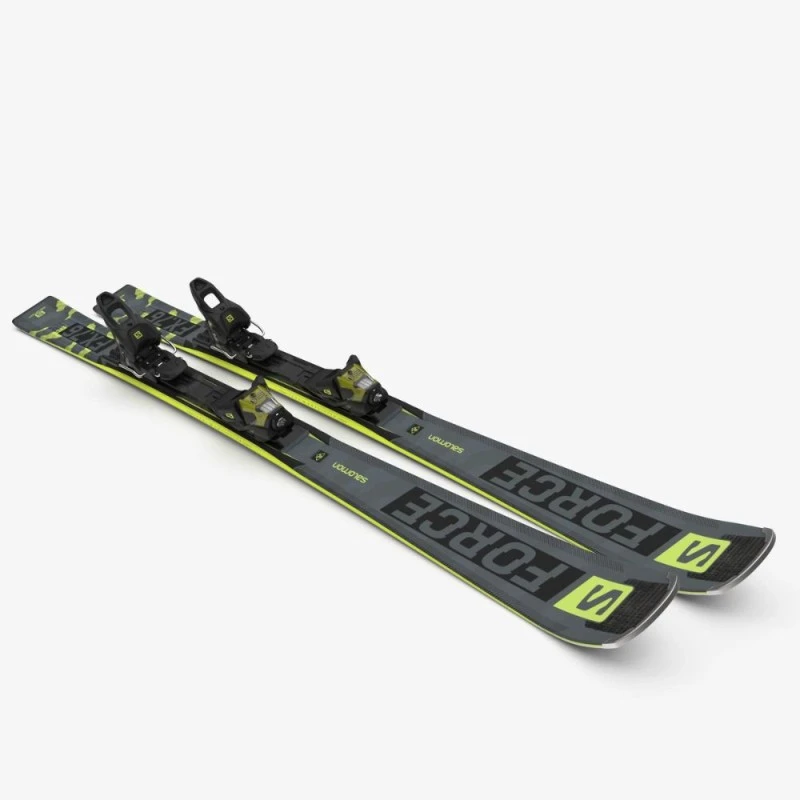 Pack Ski Salomon S/Force Fx.76 Lime + Fixations Ez12 Lime - Afbeelding 3