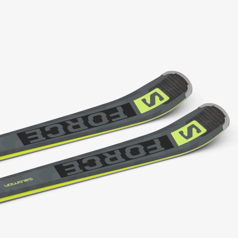 Pack Ski Salomon S/Force Fx.76 Lime + Fixations Ez12 Lime - Afbeelding 4