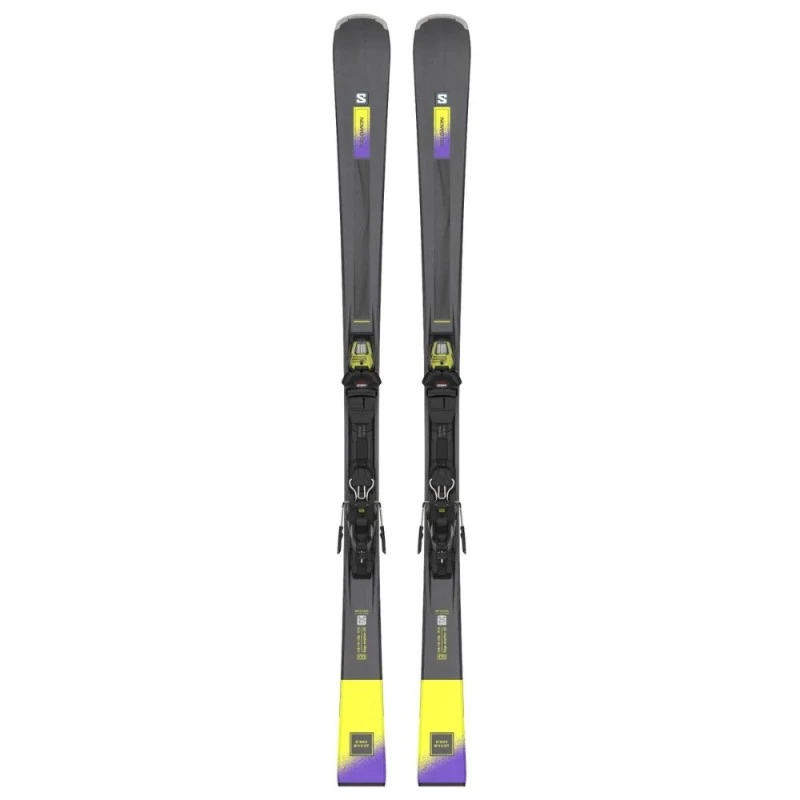Pack Ski Salomon S/Max N°10 Xt Black + Fixations Ez 12