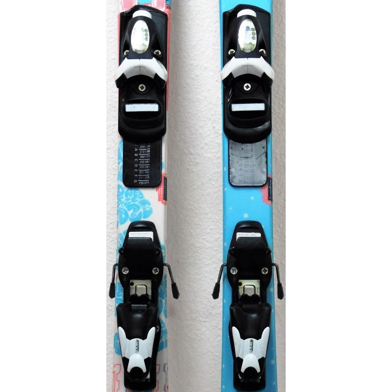 WEDZE Pack Ski Wed'ze Starliner Miny + Fixations Look Team 4 - Afbeelding 2